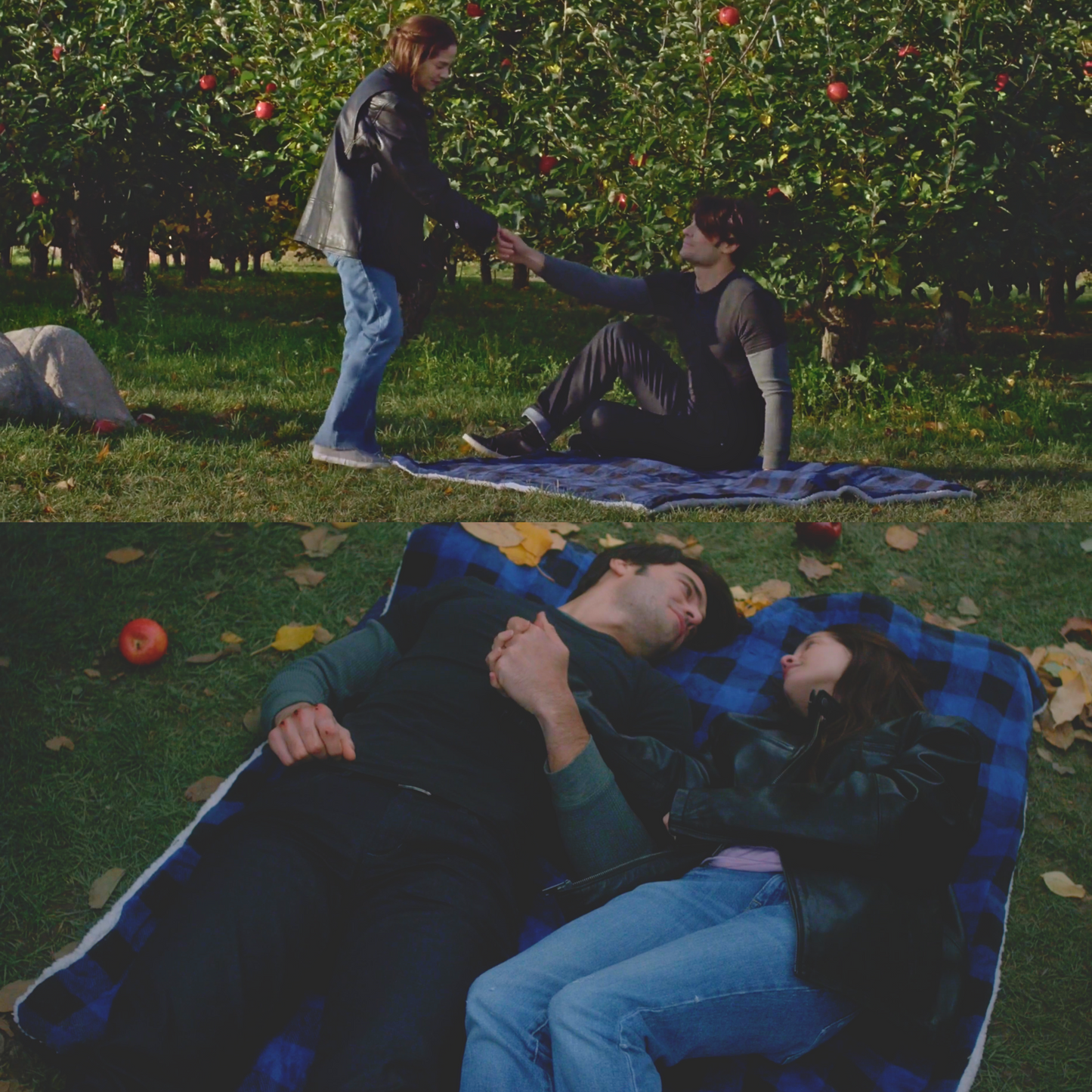 Gabriel's Blue Plaid Blanket